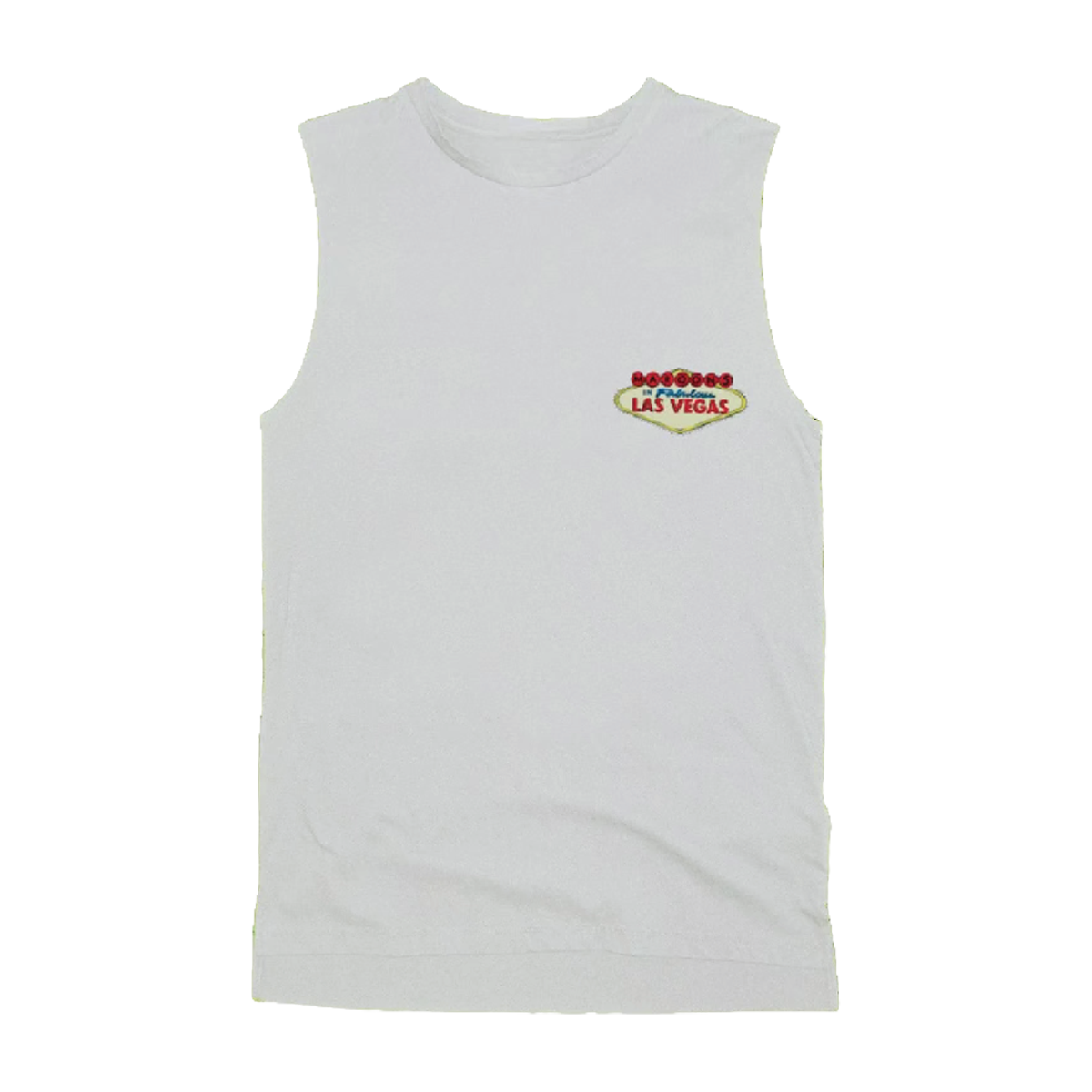 M5LV White Muscle Tank