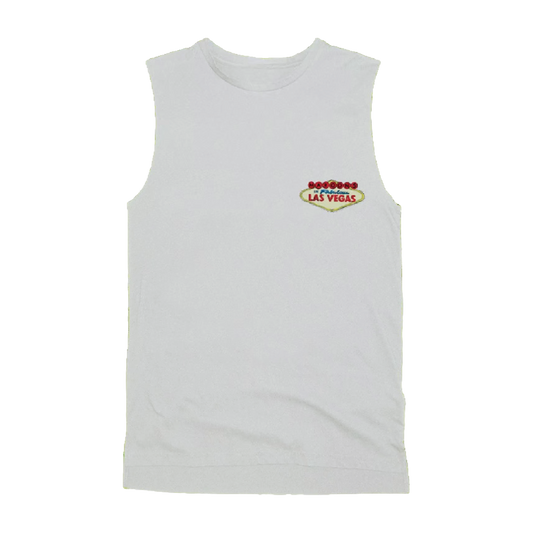 M5LV White Muscle Tank