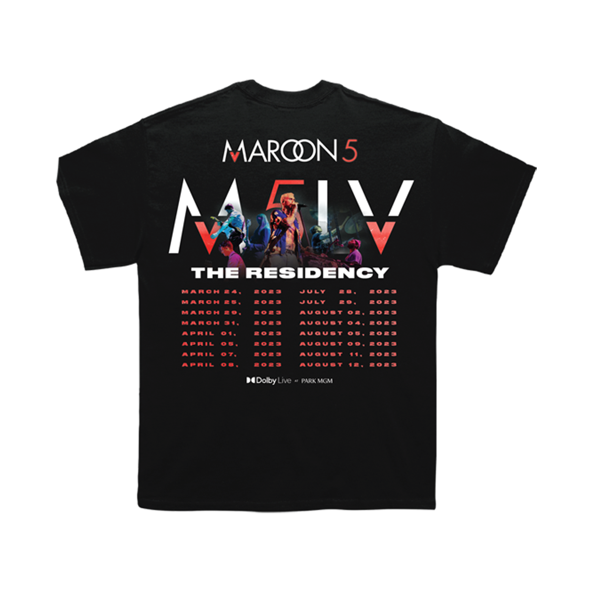 M5LV Band Dateback Tee