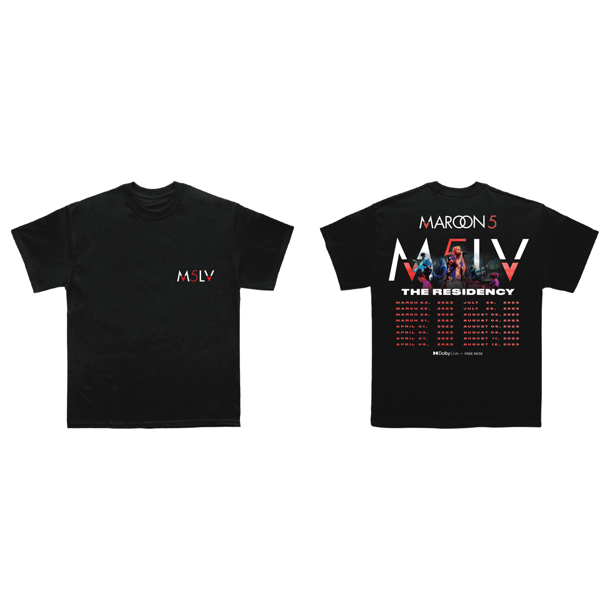 M5LV Band Dateback Tee