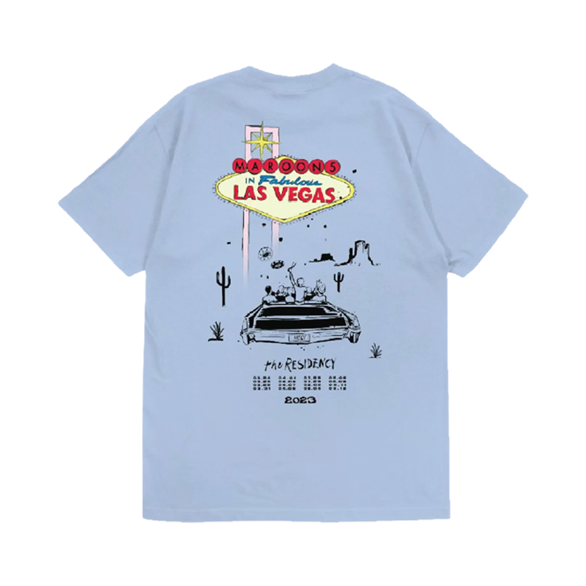 M5LV Blue Car Tee