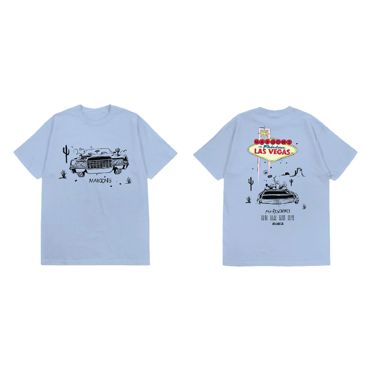 M5LV Blue Car Tee