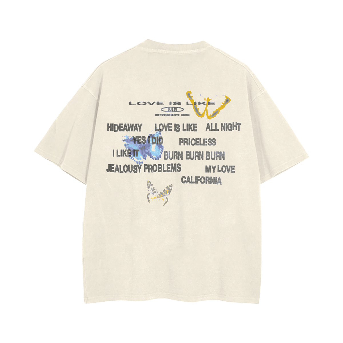 Love Is Like 2025 Tour Tee - Natural