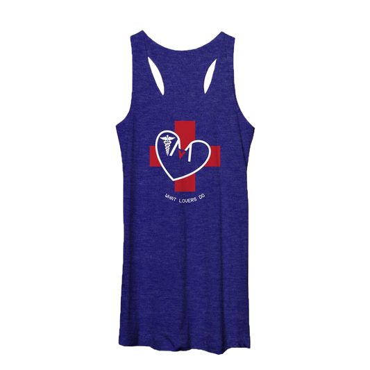 What Lovers Do Racerback Tank