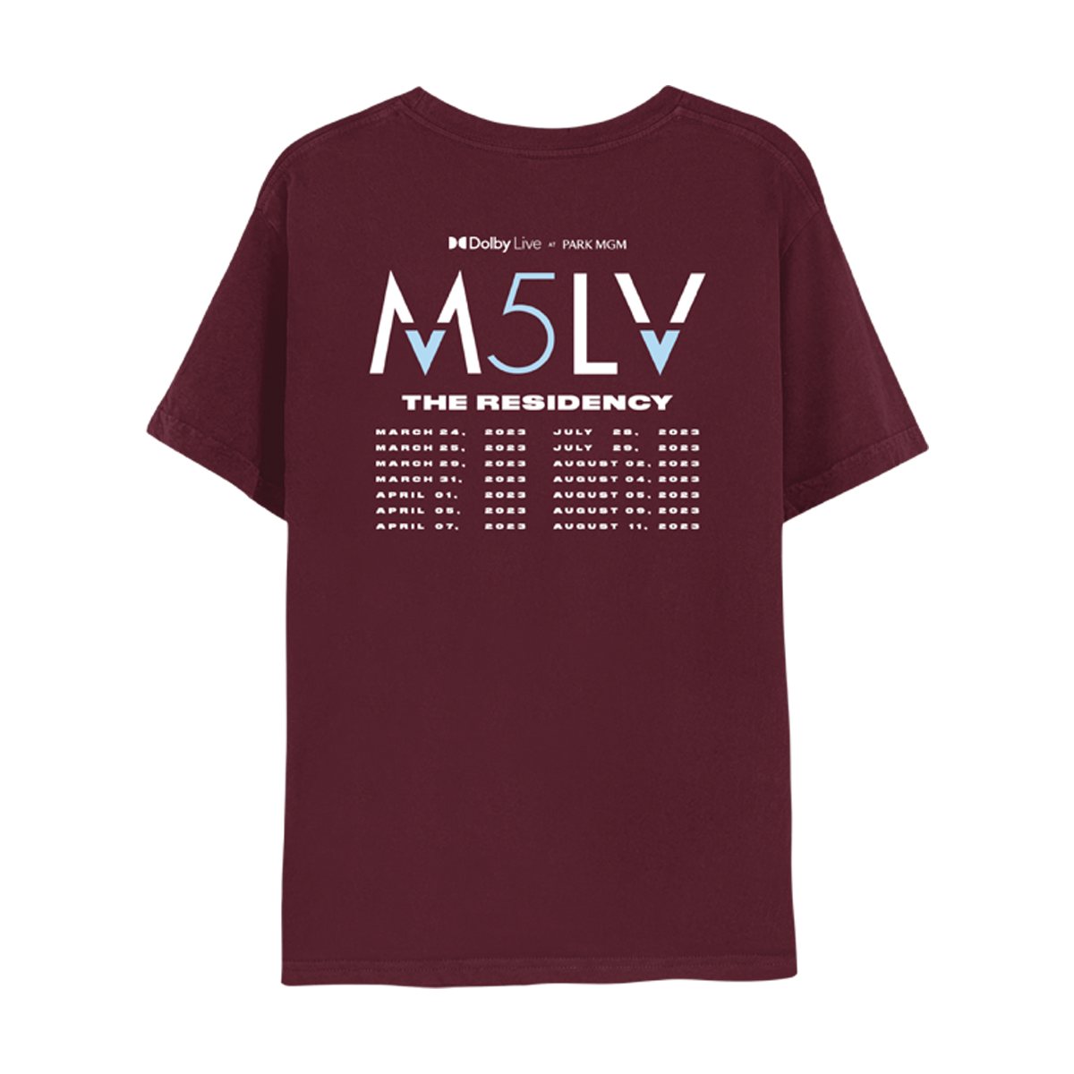 M5LV Maroon Tee