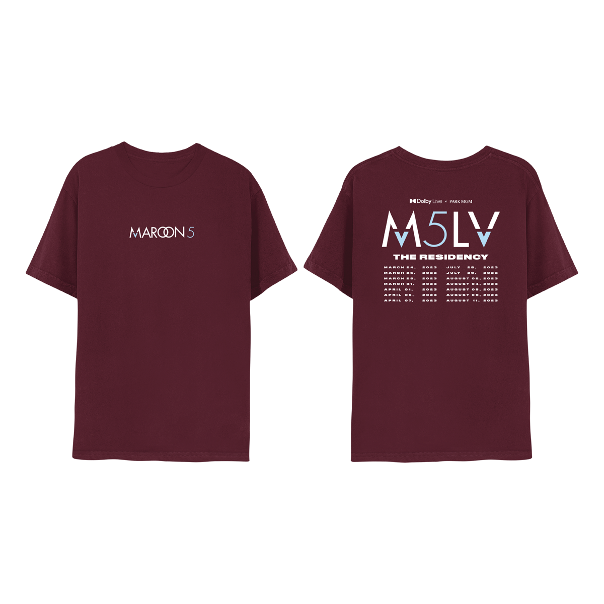 M5LV Maroon Tee