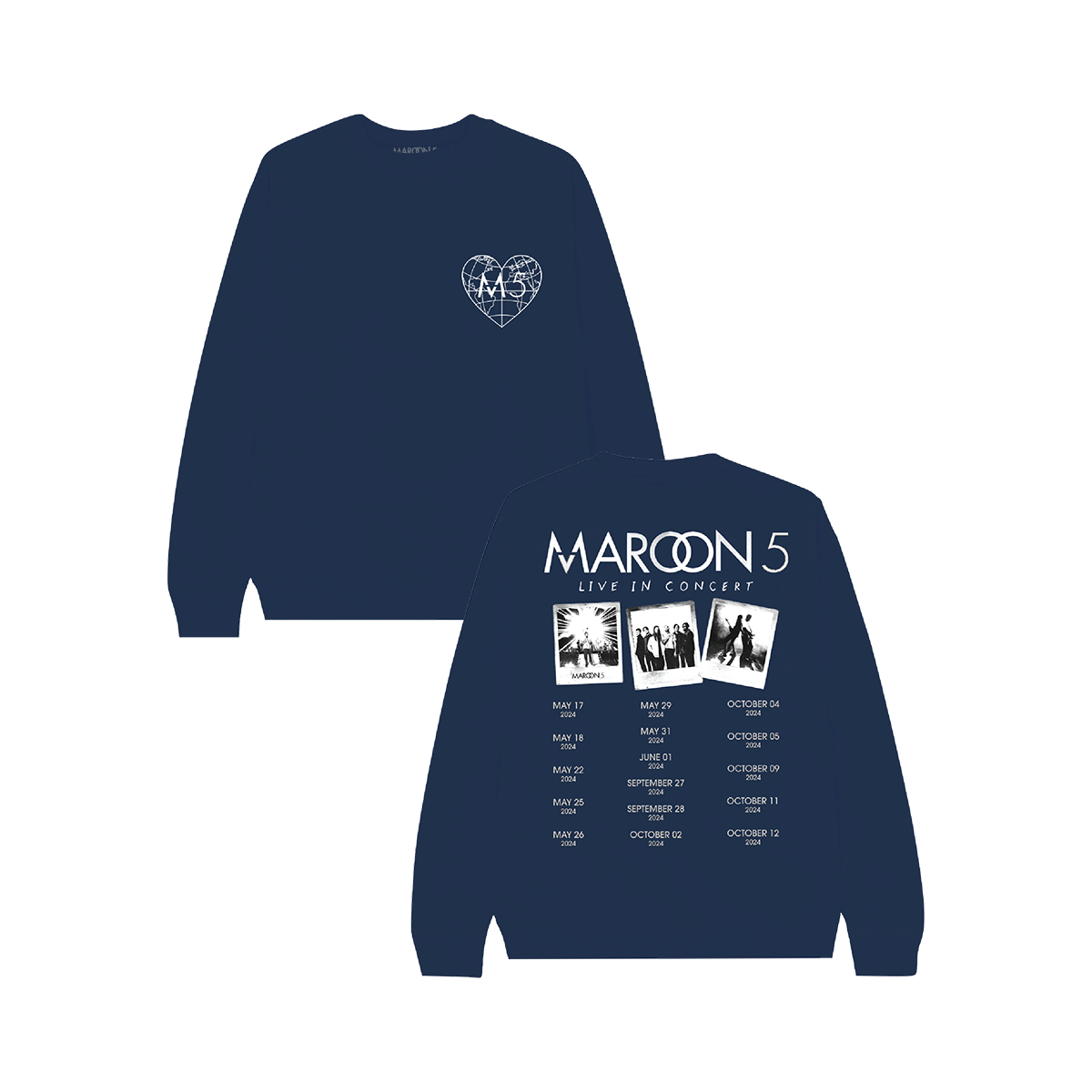 M5 Live In Concert Crewneck