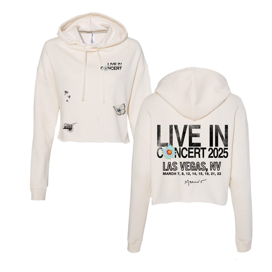 M5LV 2025 Live in Concert Cropped Hoodie