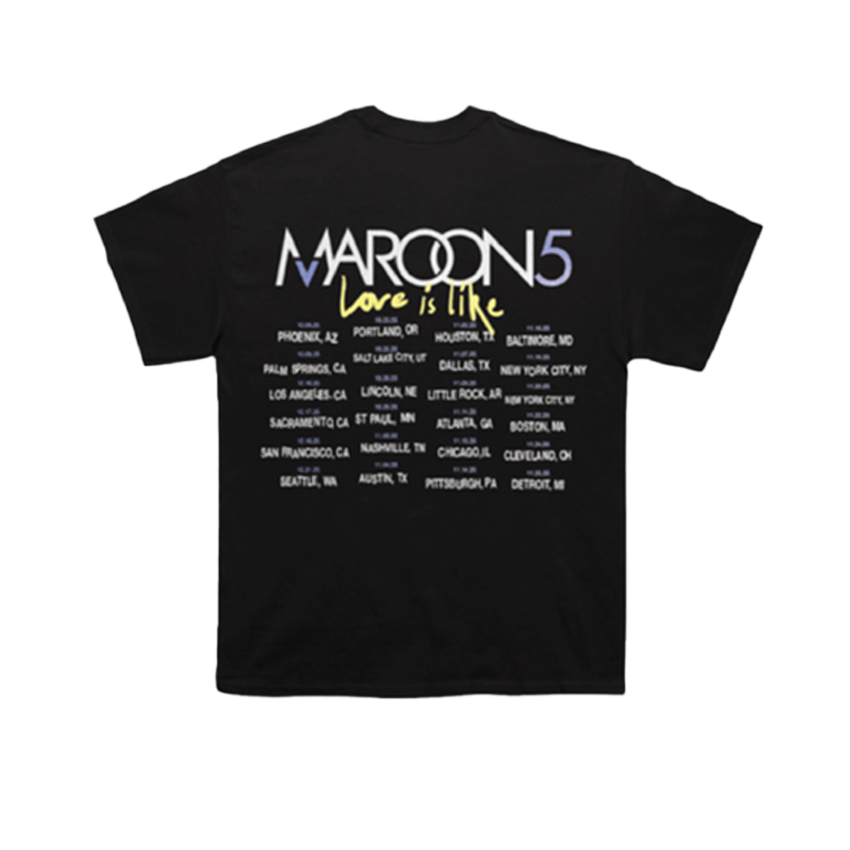 Love Is Like 2025 Tour Photo Tee