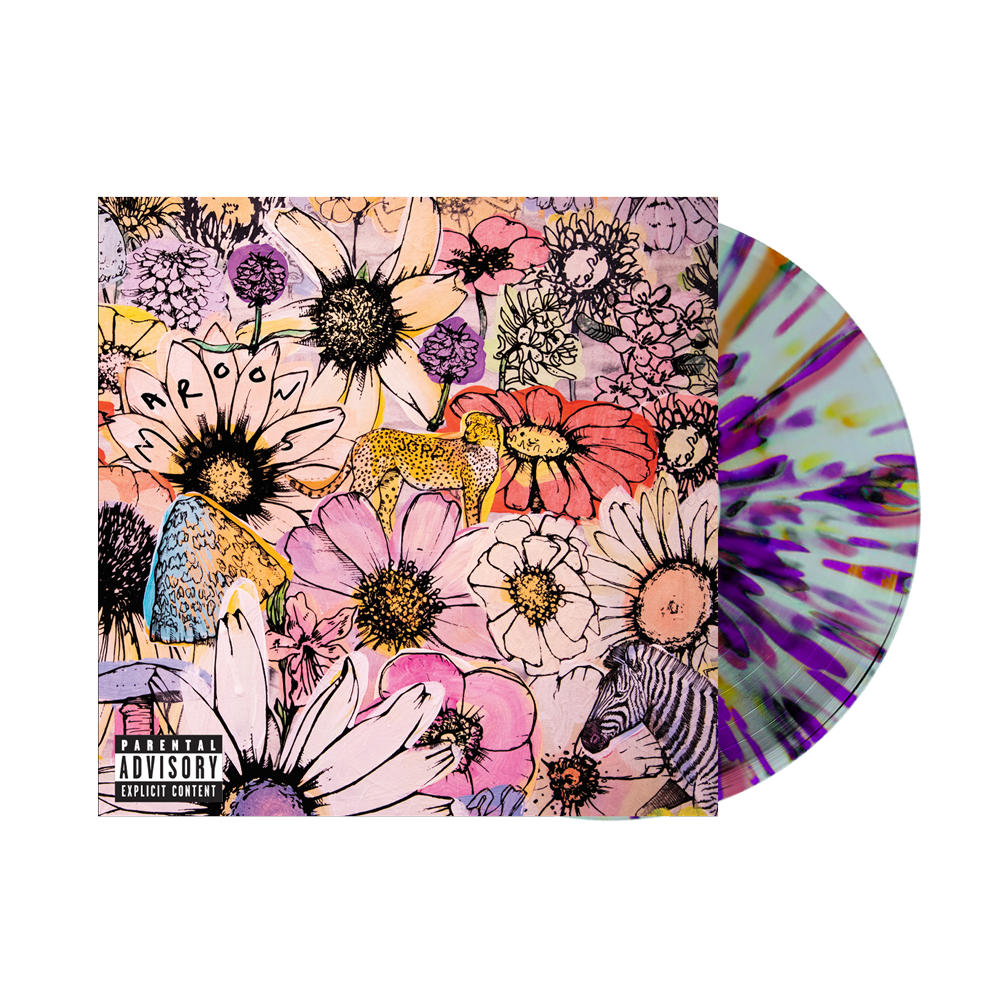 JORDI Exclusive Color Splatter Vinyl – Maroon 5