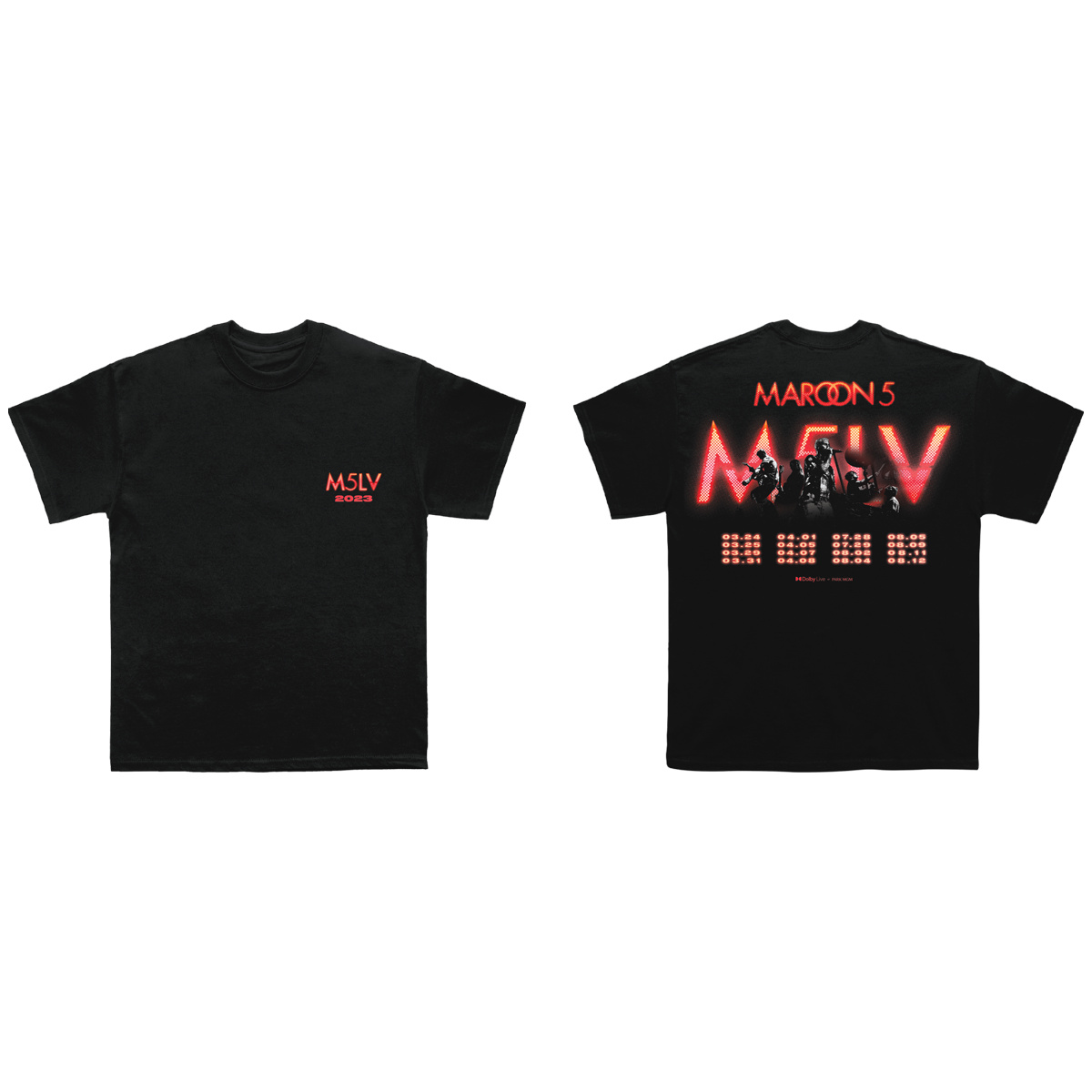 M5LV Black Tee